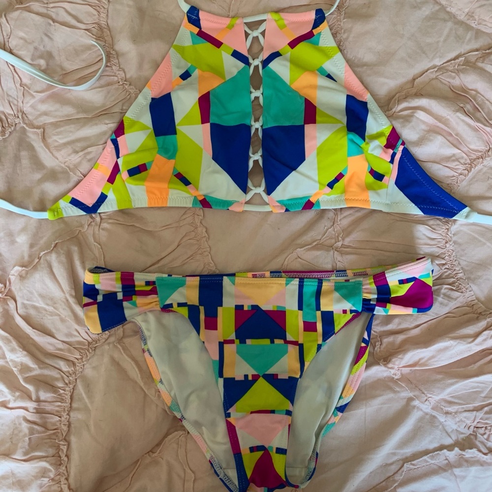 PINK Victoria Secret high neck bikini